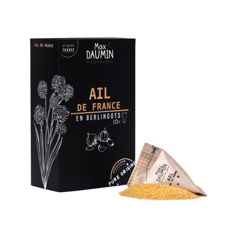 Boite 10 berlingots Epices Ail de France - 200 Gr