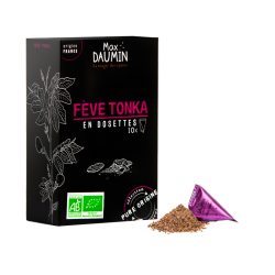 Boite 10 berlingots Epices Fève Tonka Bio - 150 Gr