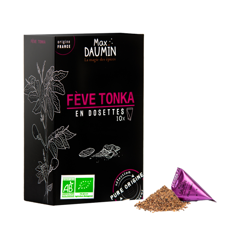 Boite 10 berlingots Epices Fève Tonka Bio - 150 Gr