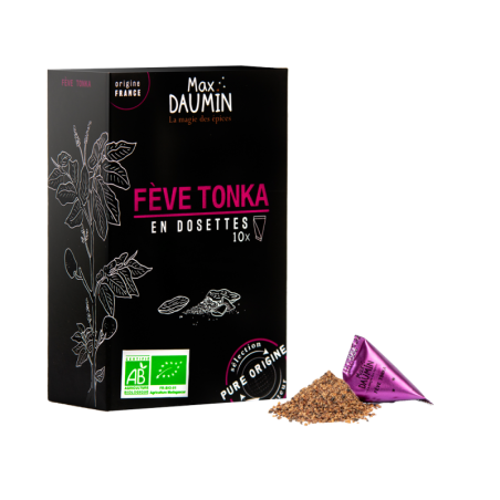 Boite 10 berlingots Epices Fève Tonka Bio - 150 Gr
