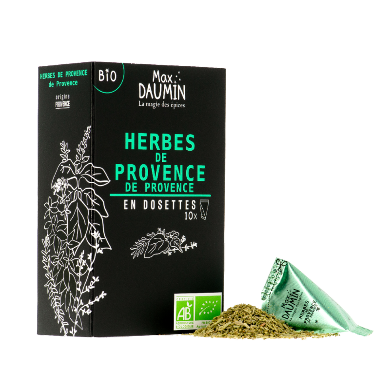 Boite 10 berlingots Epices Herbes de Provence Bio- 110 Gr