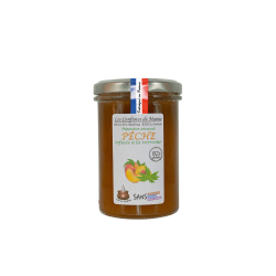 Confiture de Pêche verveine - 230 Gr