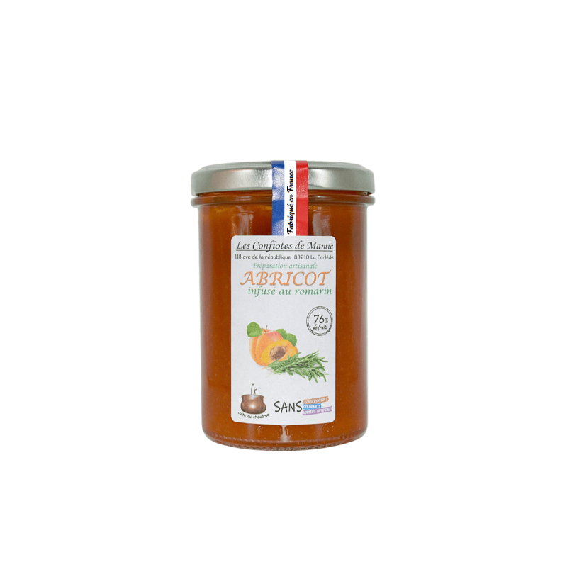 Confiture d'Abricot romarin - 230 Gr