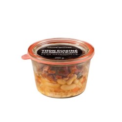 Thon cuisiné aux haricots blancs et sa ratatouille - 250 Gr