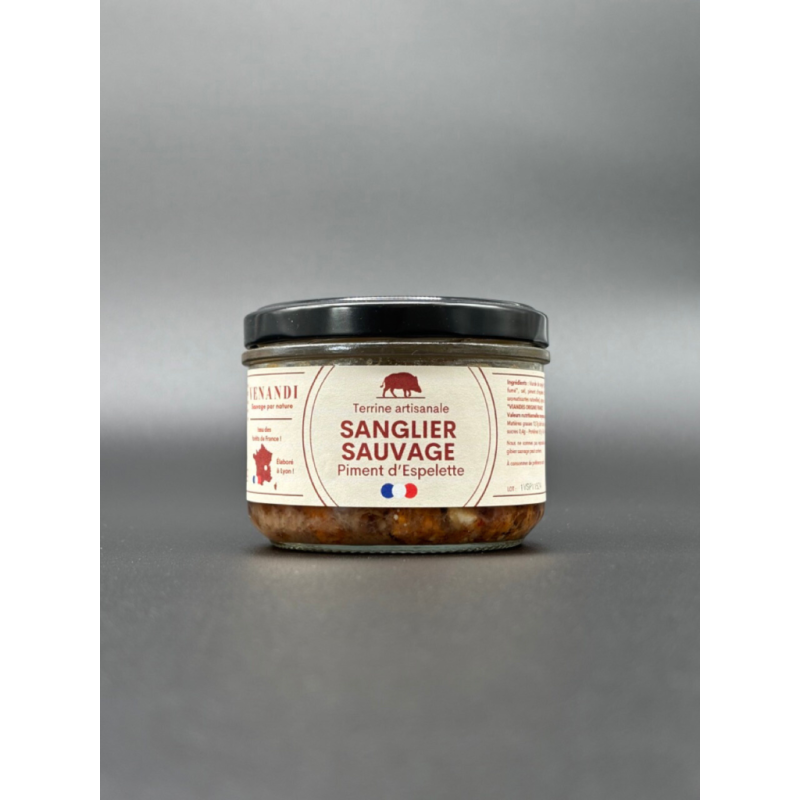 Terrine de sanglier au piment d'Espelette - 100 gr