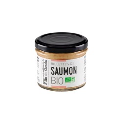 Rillettes de saumon Bio - 90 Gr