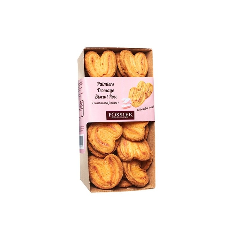 Palmiers Fromage Biscuit Rose - 80 Gr