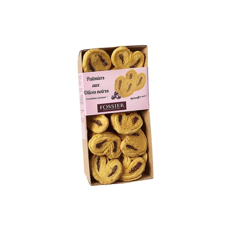 Palmiers Olives Noires - 80 gr