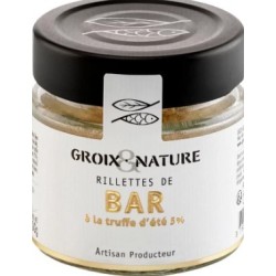 Rillettes bar à la truffe d'été - 100 Gr