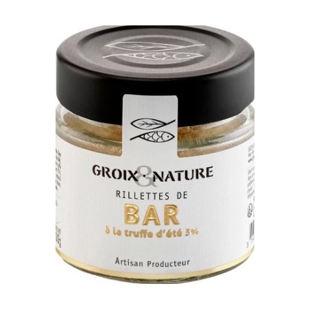 Rillettes bar à la truffe d'été - 100 Gr