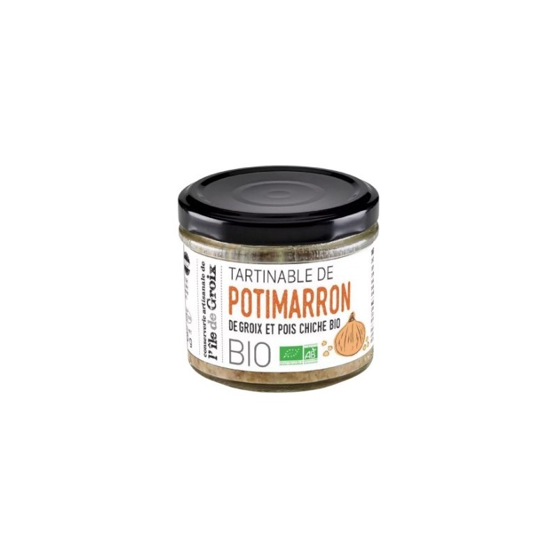 Tartinable de potimarron de Groix et pois chiche Bio - 90 Gr
