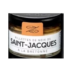 Mini rillettes de Saint jacques à la bretonne - 30 Gr