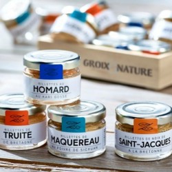 Mini rillettes de Saint jacques à la bretonne - 30 Gr