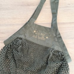 Sac filet - La vie est belle