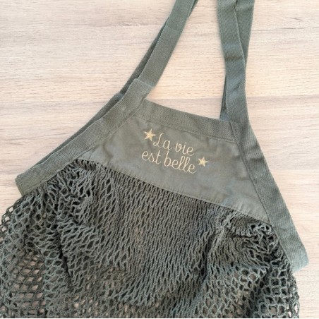 Sac filet - La vie est belle